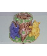 Disney Winnie Pooh Eeyore Piglet Toothbrush Holder Hand Painted Kids Bat... - £47.78 GBP