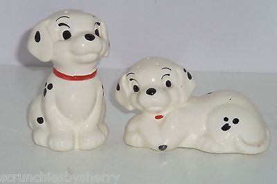 Disney 101 Dalmatians Puppies Salt Pepper Shakers Lucky Dog Treasure Craft - $39.95