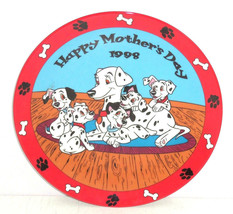 Disney Plate 101 Dalmatians Mothers Day Collectors Grolier 1998 Puppy Love - $49.95