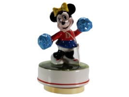 Schmid Disney Minnie Mouse Music Box Mickey Mouse Club March - Hand Painted - £33.21 GBP