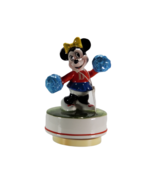 Schmid Disney Minnie Mouse Music Box Mickey Mouse Club March - Hand Painted - £32.50 GBP