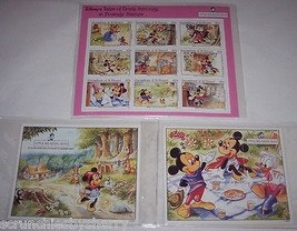 Disney Tales Uncle Scrooge Little Red Riding Hood Postage Stamps St Vincent - £27.40 GBP