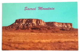 Sacred Mountain Zuni Indian Pueblo New Mexico NM Curt Teich Postcard c1960s - £4.76 GBP