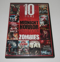 The Midnight Horror Collection Zombies - 10 Films DVD 2 Discs, 14 Hours, 2012 VG - £10.09 GBP