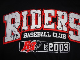Black New W/O Tags Mlb Frisco Roughriders Texas Baseball Distressed T Shirt Sz S - $19.05