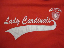 Vintage Lady Cardinals Houston Texas Police Activities League Men's T- Shirt L - $16.82