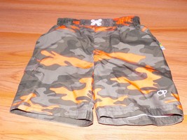 Size 24 Months OP Ocean Pacific Green Camouflage Camo Swim Trunks Board ... - £9.61 GBP