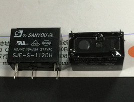 Sje S 112 Dh, 12 Vdc Relay, Sanyou Brand New!! - $6.00