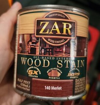Half Pint Can ZAR 140 Merlot Oil Based Interior Wood Stain (Discontinued) - $29.69