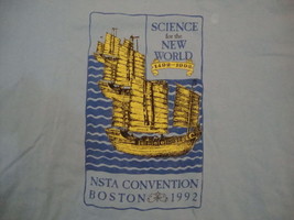Vintage "Science For The New World" 1492-1992 NSTA Convention Men's T- Shirt XL - £14.02 GBP