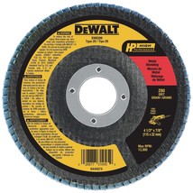 DEWALT Flap Disc, Zirconia, 4-1/2-Inch x 7/8-Inch, 80-Grit (DW8309) - £9.02 GBP