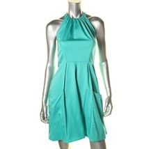 Jessica Simpson New Green Pleated Halter Knee-Length A-Line Dress   12 - $24.99