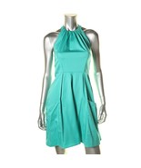 Jessica Simpson New Green Pleated Halter Knee-Length A-Line Dress   12 - €21,55 EUR