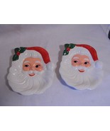 2 vintage Thrift Drug JC Penney Co. Christmas SANTA Claus utensil Holder... - $11.99