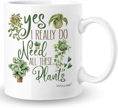 Plant Mug for Plant Lovers Gardening Coffee Cup for Mom Dad Garden Lover... - £23.54 GBP