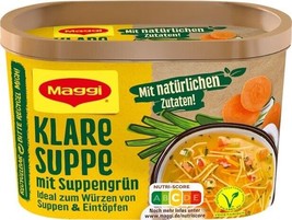 MAGGI Klare Suppe Clear Soup Broth with greens  for 16L/4.23 gal.-FREE SHIP - £13.97 GBP