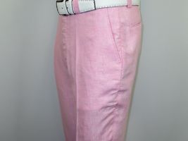 Mens Premium 100% Linen Cocktail Suit by INSERCH Breathable and cool SU880 Pink image 10