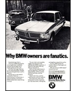 1972 BMW Coupe and Sedan Couple Cabin in the Woods Vintage Print Ad Wall... - $10.97