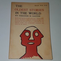 VTG Oldest Stories in World Theodor H Gaster PBK Book 1958 Beacon BP 66 Faces - £31.10 GBP