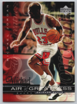 1999 00 Upper Deck Michael Jordan #142 Air Of Greatness Insert Card Chicago - £3.29 GBP