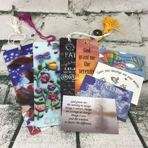 Bookmarks Mini Encouragement Cards Lot Of 8 Serenity Prayer Faith Devoti... - £9.49 GBP