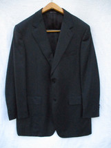 Canali Double Vent Jacket Blazer Lightweight Wool Cupro Lining US 40 R Italy 50 - £22.57 GBP