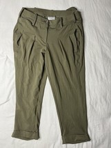 NIKE Golf Stretch Blue Athleisure Modern Rise Capri Pants Womens SZ 2 51... - $25.00