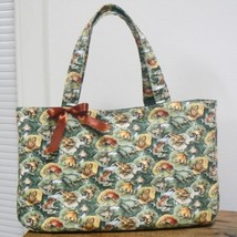 Frogs on Lily Pads Fabric Tote Bag (BN-PUR400 - £15.80 GBP
