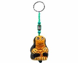 Mia Jewel Shop Monkey Wild Animal 3D Ceramic Figurine Keychain Multicolored Macr - £12.04 GBP