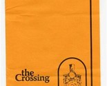 The Crossing Menu RR Crossing at W 8th Vancouver Washington 1982 - £17.46 GBP