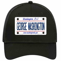 George Washington Novelty Black Mesh License Plate Hat - £23.17 GBP