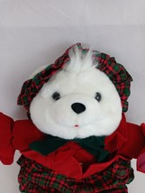 1993 Kmart Christmas Teddy Bear Girl Santa's Magical Toyshop Collection - $18.42