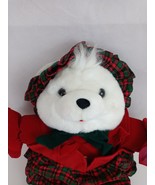 1993 Kmart Christmas Teddy Bear Girl Santa&#39;s Magical Toyshop Collection - £14.38 GBP