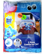 Nickelodeon Blue&#39;s Clues &amp; You 2 Piece Reversible Comforter Set Twin Full - $1,387.35 MXN