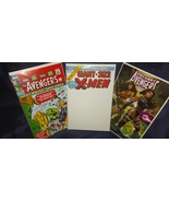 MARVELS AMAZING XMEN &amp; AVENGERS/3 GREAT COVERS 1963,1975,2023 COLLECTORS... - $34.99