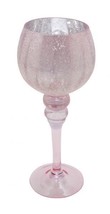 New Glaskelch, Pink/Glitter, Handmade, Hand Blown, ? 13 CM / Height: 30 - £20.57 GBP