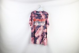 Vintage Streetwear Mens XL Spell Out Acid Wash Detroit Hustles Harder T-Shirt - £23.70 GBP