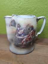 Antique Royal Bayreuth Bavaria Porcelain Tapestry Pinch Pitcher - Early ... - $136.48