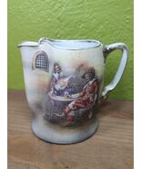 Antique Royal Bayreuth Bavaria Porcelain Tapestry Pinch Pitcher - Early ... - $190.21 CAD