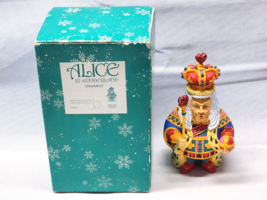 Department 56 Alice in Wonderland KING OF HEARTS Ornament #7582-5 + Box &amp; Stand - £22.46 GBP