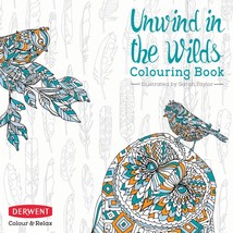 Adult Coloring Book: Color and Relax - Unwind in the Wilds by Derwent (2... - £18.93 GBP