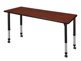 Regency MT7230CHAPCBK 72 x 30 in. Kee Height Adjustable Mobile Classroom Table   - £529.82 GBP