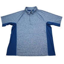 Duluth Trading Shirt Men XL Blue Polo Short Sleeve Golf Fishing Casual - £14.78 GBP