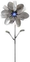 Forked Up Art G14 Stainless Steel Fork and Spoon Aphrodite Flower Sculpture - $26.73