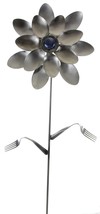 Forked Up Art G27 Stainless Steel Fork and Spoon Cleopatra Flower Sculpture - £25.66 GBP