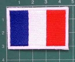 France National Country Flags Patch Emblem Logo Crest Badge Small 1.2x1.8 Inc... - $15.85