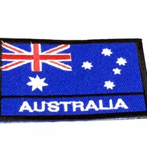 Nation Country Flags Patches Australia Emblem Logo 2 x 2.8 Inches Sew On... - $15.99