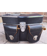 Vtg Camera Case-Black Genuine Top Grain Cowhide Leather-Handcrafted in J... - €32,70 EUR