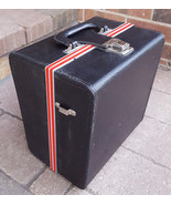 Vtg Camera Case/Box-Black w Red Stripe-Clasp-No Key-Strap-Film Photograp... - €32,70 EUR
