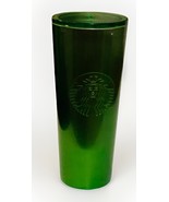 Starbucks 2019 Green Iridescent Stainless Cold Cup 24oz No Straw See Photos - $17.99